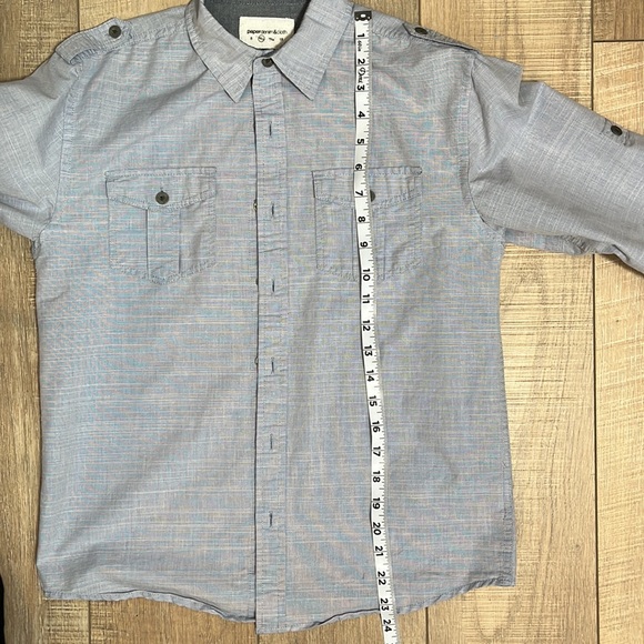 Paper Denim and Cloth Girls Button Down Adjustable Sleeve Collared Size 10/12 - Picture 15 of 16